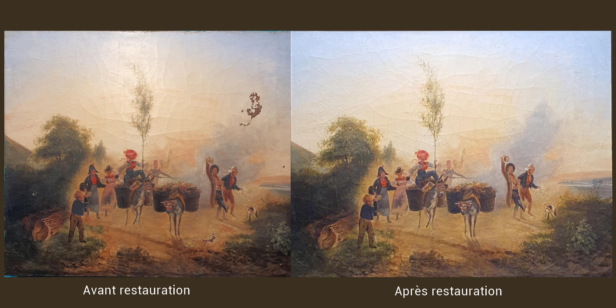 restauration de tableau