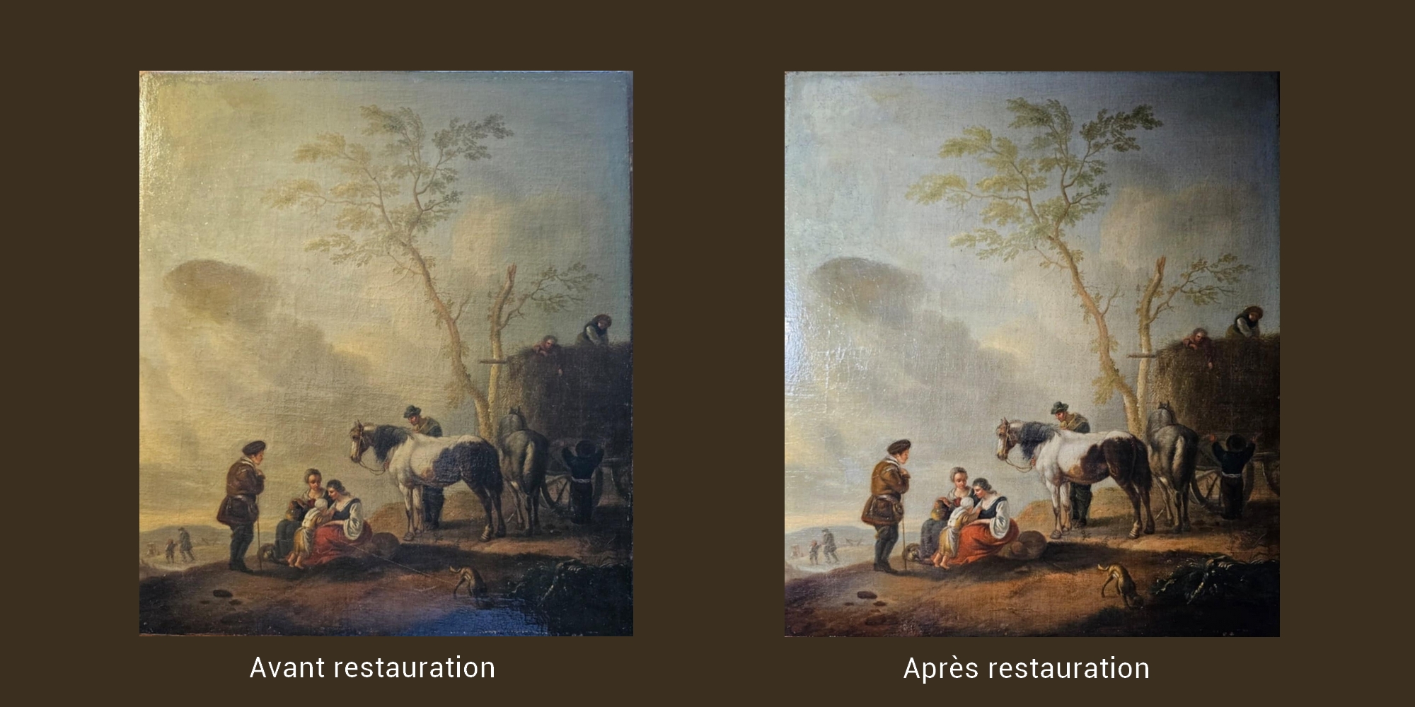 Restauration de tableau